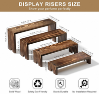 Présentoirs Modulaires en Bois à Niveaux pour l'Organisation des Étagères de Magasin et la Présentation de Produits - Offre Spéciale