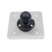 Placa adaptadora para montagem plana, para conversão vesa 75*75mm, 100*100mm com base de esferas de 1.5 "c tamanhos
