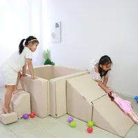 טירת עיצוב ילדים לשחק ספת קצף בלוקים חתך מודרני מתקפל קצף לשחק כרית מחצלות פינת ילדים חדר ספות יוקרה ספה