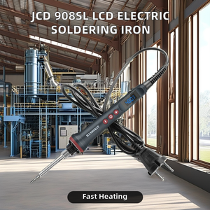 JCD 908s 110V/230V 80W Soldador Eléctrico LCD Tipo Lápiz, Calentamiento en 10s, Temperatura Ajustable 200-400C, Aleación de Aluminio, 1 Año de Garantía - Product Image 6