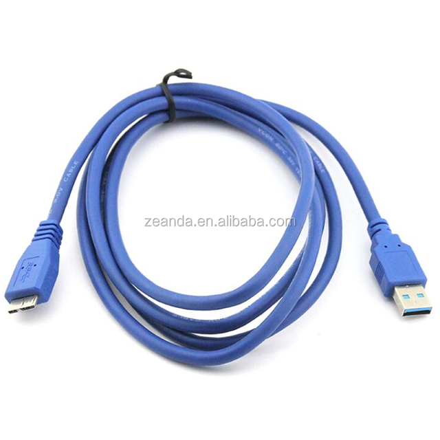 Customized High-Speed USB 3.0 AM to Micro B Data Cable Mobile Hard Disk USB Cable for Samsung Printer