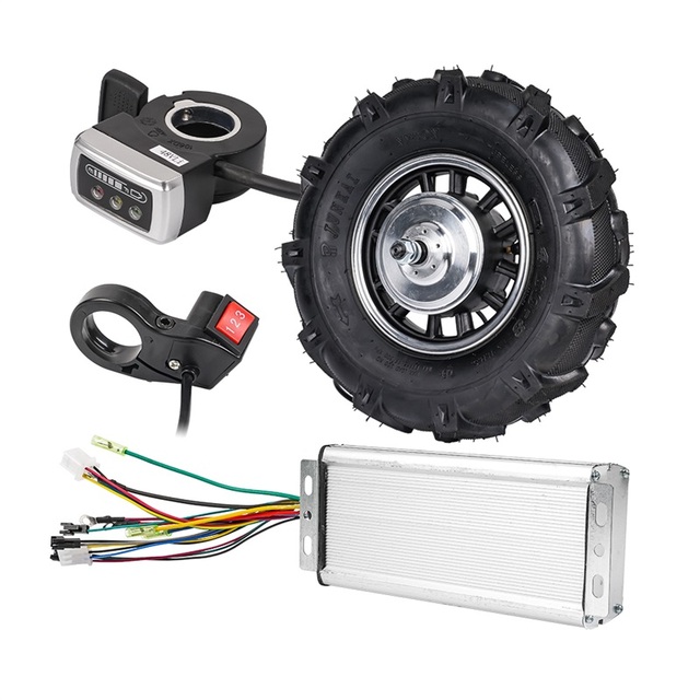 Hub Motor with Electromagnetic Brake Brushless Geared Motor 16 Inch 48v 500w Electric Wheel Hub Motor