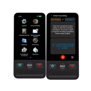 Dispositivo Traductor de Voz Inteligente con IA MSAI de 160 Idiomas para Interpretación <span class=keywords><strong>en</strong></span> Viajes de Negocios, Traductor Instantáneo Inalámbrico con Foto y Función Offline - Product Image 1