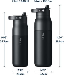 Bottiglia <span class=keywords><strong>LARQ</strong></span> Riutilizzabile Senza BPA, 23oz, in Acciaio Inox Isolato con Manico in Silicone Integrato per Sport e Palestra - Product Image 6