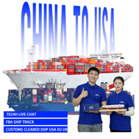 Agente de Envío DDP de Carga Comercial para Compradores Mayoristas, de China a EE. UU., UE, Reino Unido, Australia, Emiratos Árabes Unidos, LCL, FCL, Impuestos Pagados, Puerta a Puerta, DDP, DDU, Transporte Marítimo