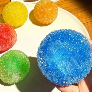 Pelota Antiestrés de Caramelo Colorida con Sonido de Papel Arrugado, Juguete Sensorial de Cera para Aliviar la Ansiedad, Regalo para el Alivio del Estrés - Product Image 2
