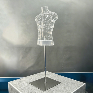 Mannequin transparent demi-corps <span class=keywords><strong>pas</strong></span> <span class=keywords><strong>cher</strong></span> pour la photographie e-commerce, idéal pour les boutiques de vêtements - Product Image 3
