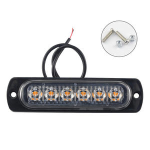 Luces LED de Emergencia para Camiones y Automóviles de <span class=keywords><strong>12</strong></span> V, Luces de Advertencia Estroboscópicas para Motocicletas de 4 LED, Lámpara de Señalización Lateral Intermitente - Product Image 4