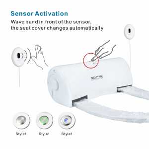 Abattant de toilette automatique Abattant de toilette intelligent pour casino hôpital piscine école bureau salle de bain publique Hygiène - Product Image 2