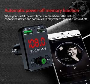 <span class=keywords><strong>FM</strong></span> <span class=keywords><strong>Transmitter</strong></span> không dây Adapter Thu âm thanh 3.1A kép USB thông minh sạc nhanh Phụ Kiện Xe Hơi 5.0 xe máy nghe nhạc <span class=keywords><strong>MP3</strong></span> - Product Image 3
