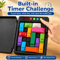 Jeu de puzzle de stationnement de voitures personnalisé avec minuteur, 225 niveaux, labyrinthe de parking, casse-tête éducatif pour enfants