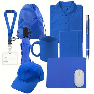Ensemble de bureau personnalisé OEM, bloc-notes, t-shirt, articles promotionnels de luxe pour entreprises, cadeaux d'entreprise avec logo - Product Image 2