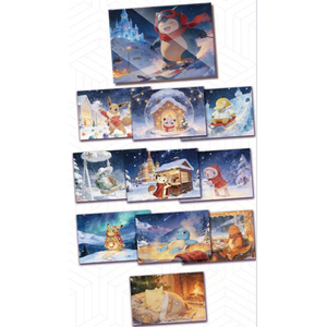 JR Pokemoned Édition Limitée Boîte Mystère Cartes Gravées Brick Gengar Fan Art DIY Aimants <span class=keywords><strong>de</strong></span> Réfrigérateur Jeux <span class=keywords><strong>de</strong></span> Société Booster Box - Product Image 4