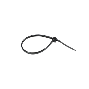 2x100 kết thúc màu đen quan hệ cáp xe 2mm tự động khóa Nylon Dây cáp quản lý Clip - Product Image 1