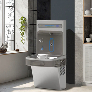 Distributeur d'eau réfrigérée en acier inoxydable pour extérieur, avec support argenté et pièces de rechange gratuites, modèle 800 - Product Image 4