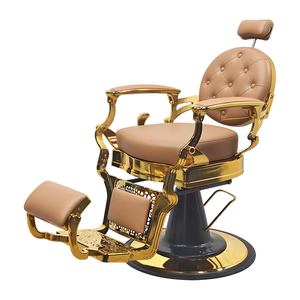 Ghế làm tóc chuyên nghiệp có thể điều chỉnh, ghế cắt tóc da cổ điển - Product Image 4