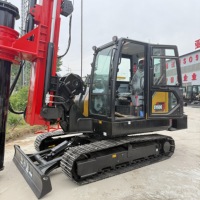 Foreuse rotative compacte de 13 m de profondeur DR-60 - Équipement de forage sur chenilles avec moteur KUBOTA/ISUZU pour l'ingénierie civile