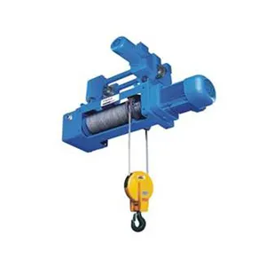 2023 high quality motorized cd wire rope electric monorail hoist crane with trolley