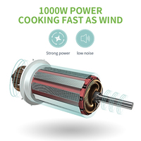 Mélangeur à main de cuisine aux normes européennes 1000W tige d'agitation électrique multifonctionnelle 500ml robot culinaire pour bébé à usage domestique