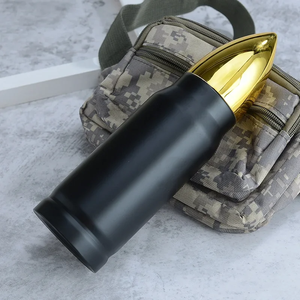 NUEVA Botella Térmica de 500 ml con Forma de Bala, Botella de Agua de Acero Inoxidable de Gran Capacidad, Termo Portátil para Café - Product Image 5