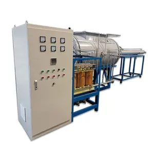 Forno de carbono de controle automático PID personalizado de fábrica, novo núcleo de forno de indução industrial, componentes PLC