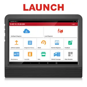 X431 V + 4.0 Wifi BT 10.1 inç Tablet HD3 Ultimate adaptörü 12V 24V arabalar ve kamyonlar üzerinde çalışmak X431 V + tarayıcı aracı