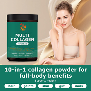Poudre de protéines multi-collagène OEM ODM avec 4 sources alimentaires réelles, 10 types de collagène, favorise la santé des cheveux, des articulations, de la peau, de l'intestin et des ongles - Product Image 2
