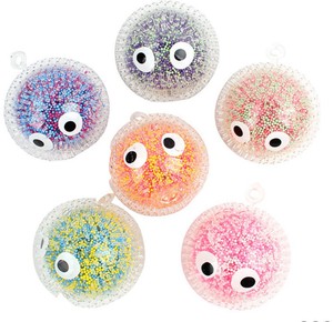 Colorful Shape Pull Stretch Promote Calm Focus Stress Relief Gel Water Bead Squeeze Ball Fidget Toys - Product Image 6