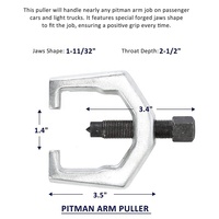Kit de séparation de biellettes de direction Sunbright, séparateur de rotule de camion, extracteur de bras, kit de démontage, outil de démontage et d'installation de rotule