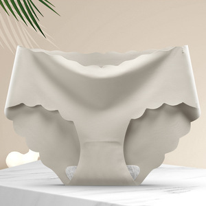 Женское популярное тонкое нижнее белье из ледяного шелка, удобное однотонное окрашенное трикотажное нижнее белье, размер 2XL - Product Image 6