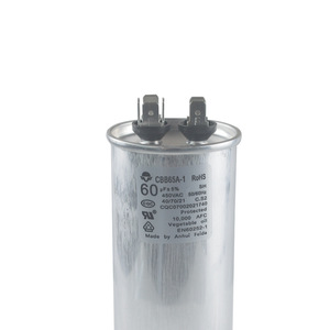 Condensateur Feida Cbb65a 1 60µF 4+2 bornes en aluminium pour climatiseur, usage commercial antidéflagrant - Product Image 3