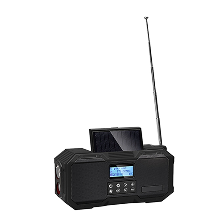 Домашний am fm-радиоприемник для активного отдыха TF-карта FM-ремешок BT Колонка на солнечной энергии с блоком питания