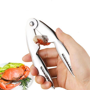 WELLFLYER KIGA-159 colori inox in lega <span class=keywords><strong>di</strong></span> zinco a forma <span class=keywords><strong>di</strong></span> clip per granchio frutti <span class=keywords><strong>di</strong></span> mare granchio Cracker Clip per Cracker <span class=keywords><strong>di</strong></span> aragosta set <span class=keywords><strong>di</strong></span> strumenti per frutti <span class=keywords><strong>di</strong></span> mare - Product Image 2