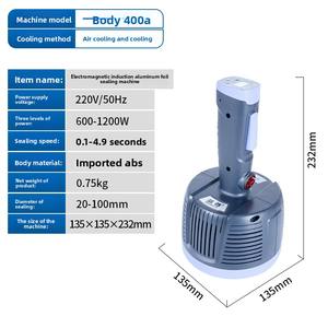 R-PACK Flessendop Sealer, Inductie Heat Sealer Voor Plastic, Glazen Flessen 20-100Mm, Blauw - Product Image 5
