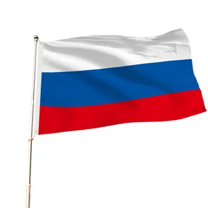 Listo Para Enviar 3x5 Ft 90x150cm blanco Azul Rojo Federación Rusa Rus RU Rusia bandera