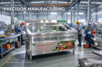 vortex fruit- en groentewasmachine, ozonontsmetting, commercieel gebruik