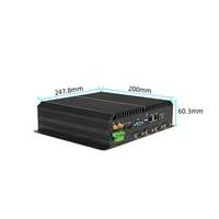 Ordinateur industriel embarqué sans ventilateur haute performance avec système d'exploitation Windows/Linux en option, automatisation et terminal en libre-service