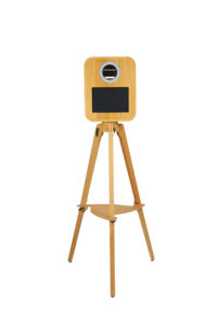 Photomaton portable vintage en bois avec écran tactile de 13,3 pouces, plateau d'impression et caméra compatible pour impression instantanée pour <span class=keywords><strong>QW410</strong></span> DS620 - Product Image 3