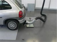 Fumoir d'extraction sur pied homologué CE ISO, hauteur réglable, avec revêtement en caoutchouc, pour atelier automobile et garage 1YW OEM personnalisé