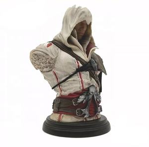 Bonita cara de resina figura de acción muñecas anime juego figuras asesino estatua - Product Image 4