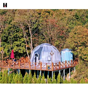 Polikarbonat kubbe 360 panoramik kubbe yıldız kabarcık ev çevre koruma
