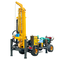 Perceuse de puits d'eau pneumatique YD300S 300 mètres de profondeur 85KW forage à roues puits d'eau DTH marteau plate-forme de forage à vendre