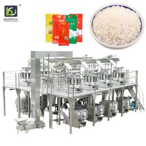 Ligne de production d'emballage verticale entièrement automatique pour frites surgelées, café, sucre, emballage de 1 à 5 kg, machine d'emballage de riz - Product Image 1