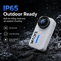 Caméra d'action 4K à vision à la troisième personne C110 Mini Caméra Sportive WiFi Étanche IP65 Double Anti-tremblement Enregistreur Vidéo POV pour Moto