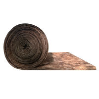 Rouleau d'isolation en fibre de verre marron écologique sans formaldéhyde ASTM C1304 USA R11 3,5'' pour bâtiments métalliques