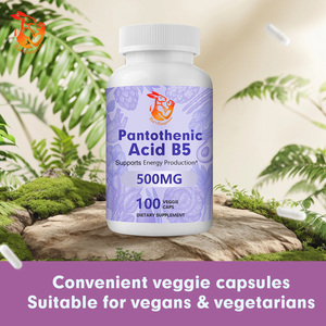 Suplementos Dietéticos de Marca Privada, Cápsulas de Ácido Pantoténico B5 con Ácido Pantoténico, Apoya la Producción de Hormonas Adrenales - Product Image 5