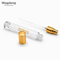 Flacon de parfum miniature en PP personnalisé Mingsheng 3ml 5ml 8ml 10ml, vaporisateur de parfum portable pour emballage de fragrance