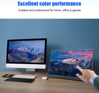 Moniteur de jeu OLED 24 pouces 144Hz 100% NTSC 4K Écran IPS 16:9 Temps de réponse <8ms Rapport de contraste 1000:1 Ordinateur portable portable