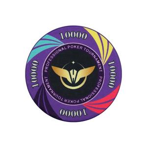 Ficha de Póker de Cerámica Premium Personalizada de Alta Calidad, 14g, Superficie Lisa, Moneda Conmemorativa para Árbitro - Product Image 6