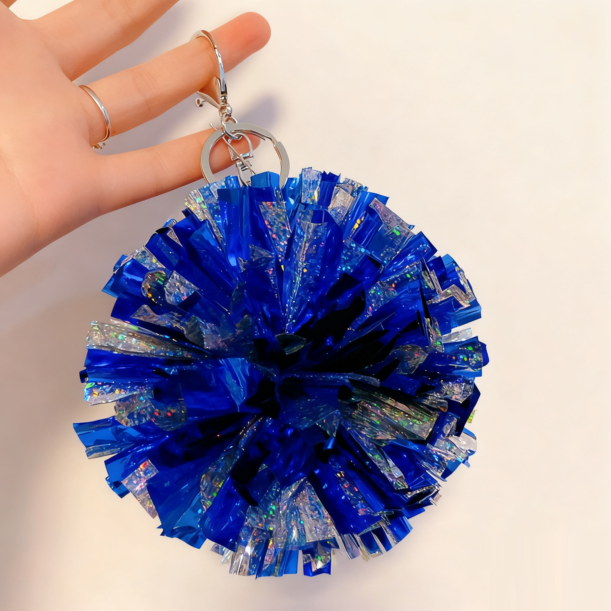 Ologramma blu+argento